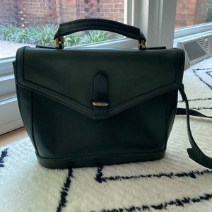 Madewell Green Satchel Handbag